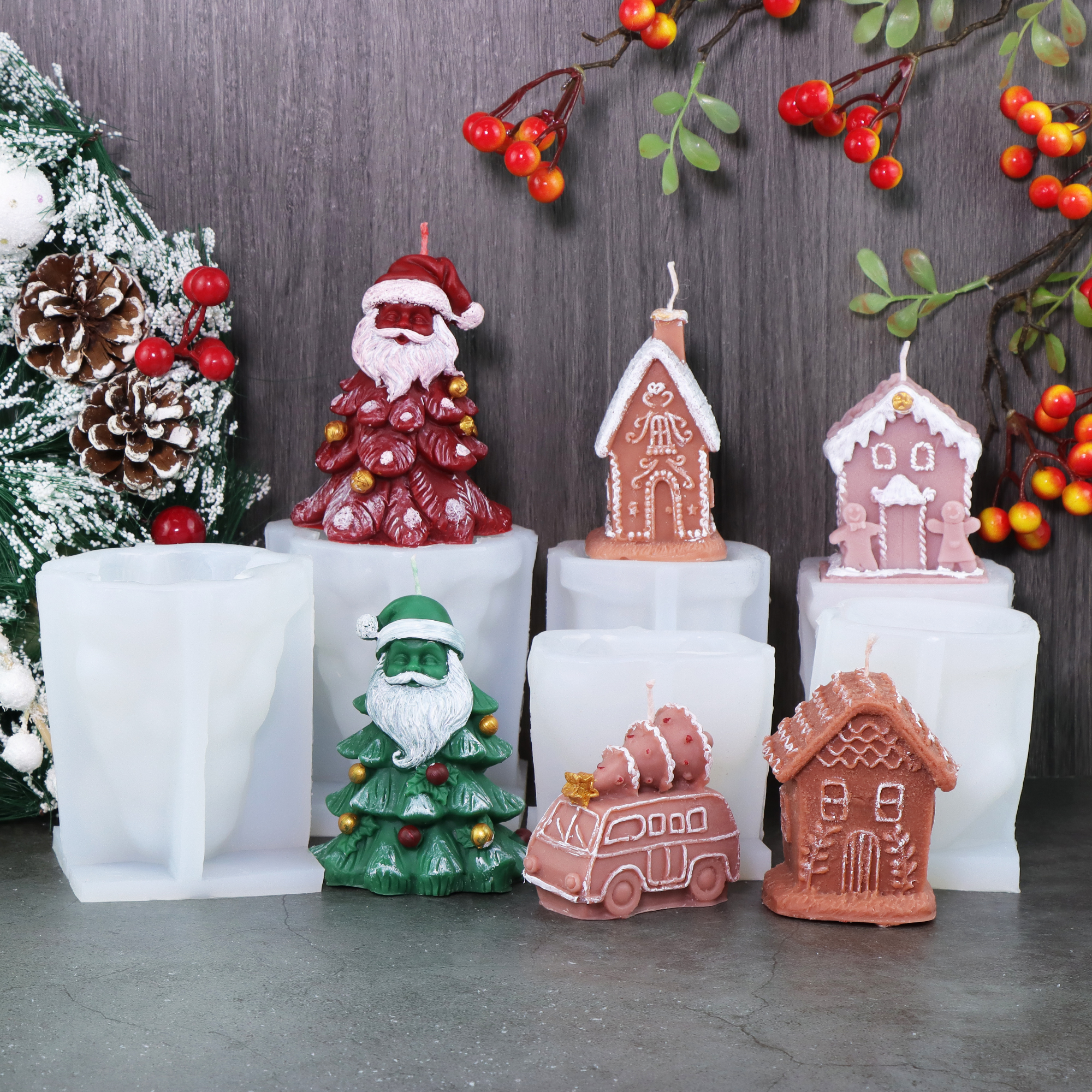 Christmas Dwarf Santa Mould Xm - Xmas Candle Making ulasan dan harga