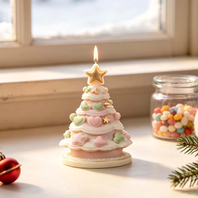 DIY Christmas Tree Silicone Mo - Xmas Candle Making ulasan dan harga