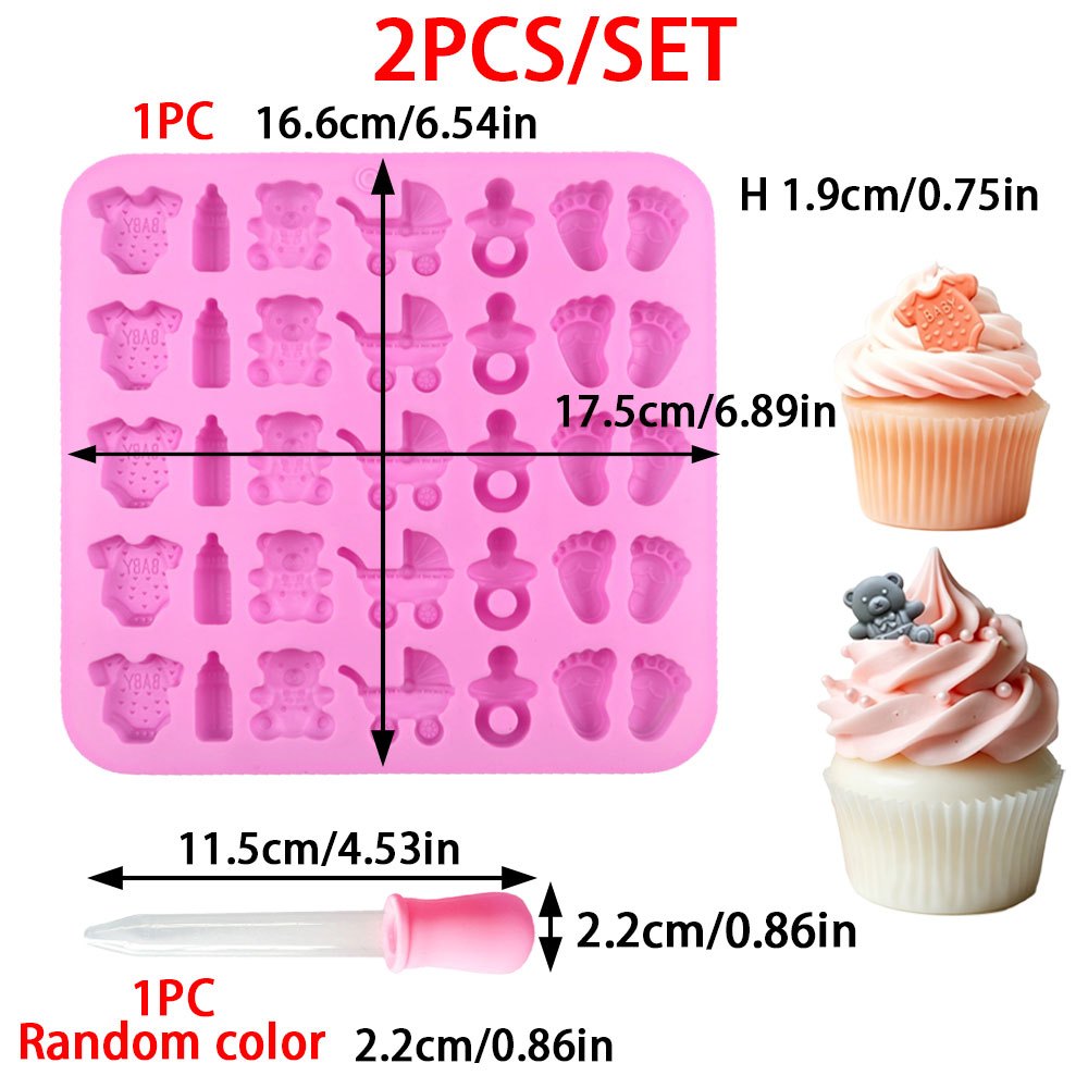 2pcs Silicone Mold Set 35-Cavi - Candle Making Workshop ulasan dan harga