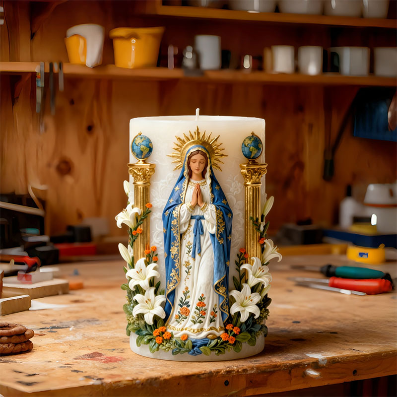 Virgin Mary Lily Religious Sty - Candle Making Workshop ulasan dan harga