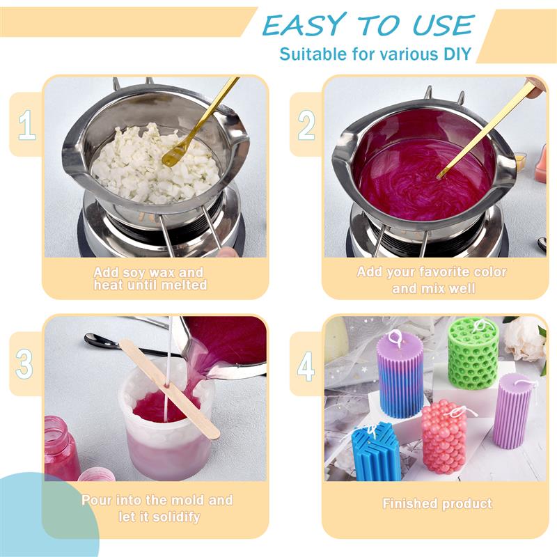 100/500g/1kg Pure Soy Wax Para - Candle Making Wax ulasan dan harga