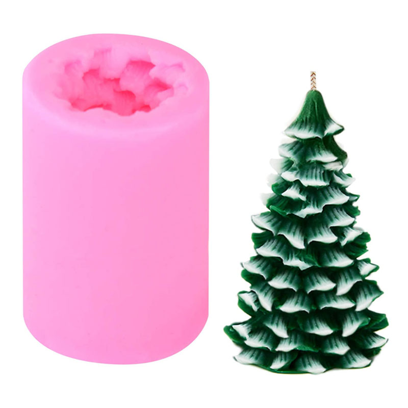 3D Christmas Tree Candle Mold  - Xmas Candle Making ulasan dan harga