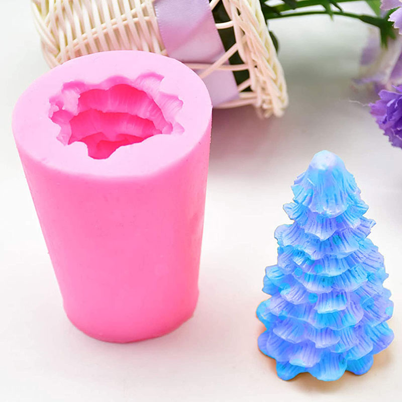 3D Christmas Tree Candle Mold  - Xmas Candle Making ulasan dan harga